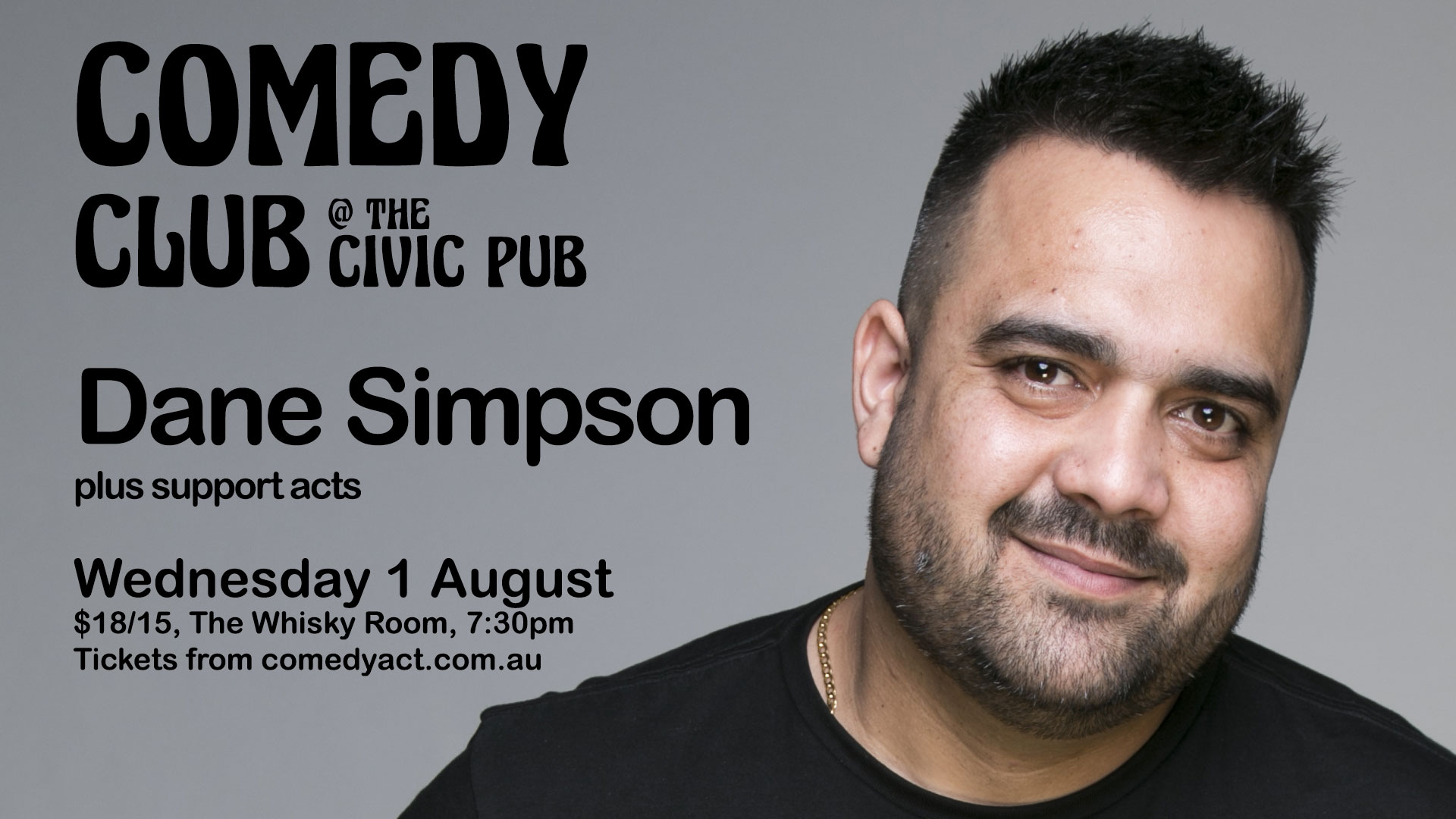 Comedy Club featuring Dane Simpson