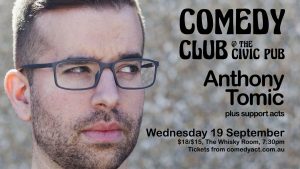 Comedy Club featuring Anthony Tomic