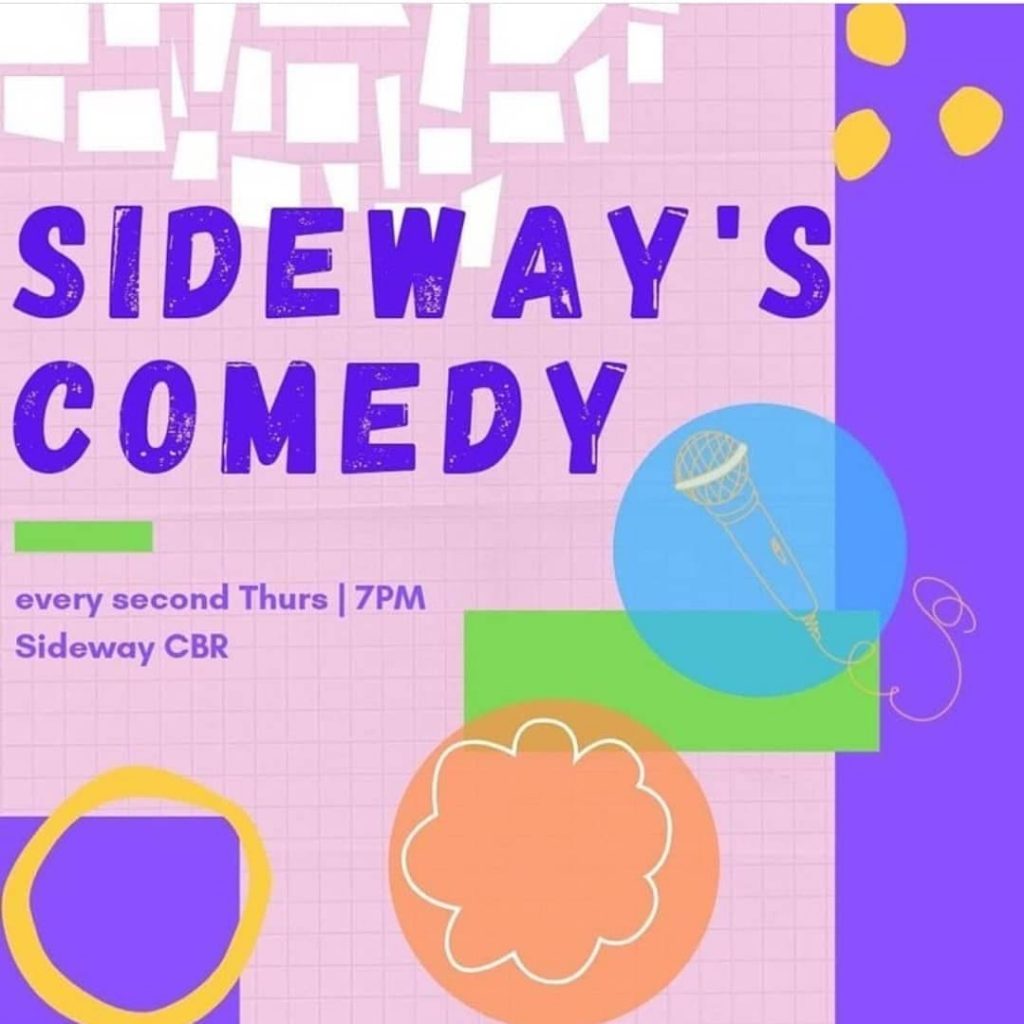 Sideway's Comedy artwork.