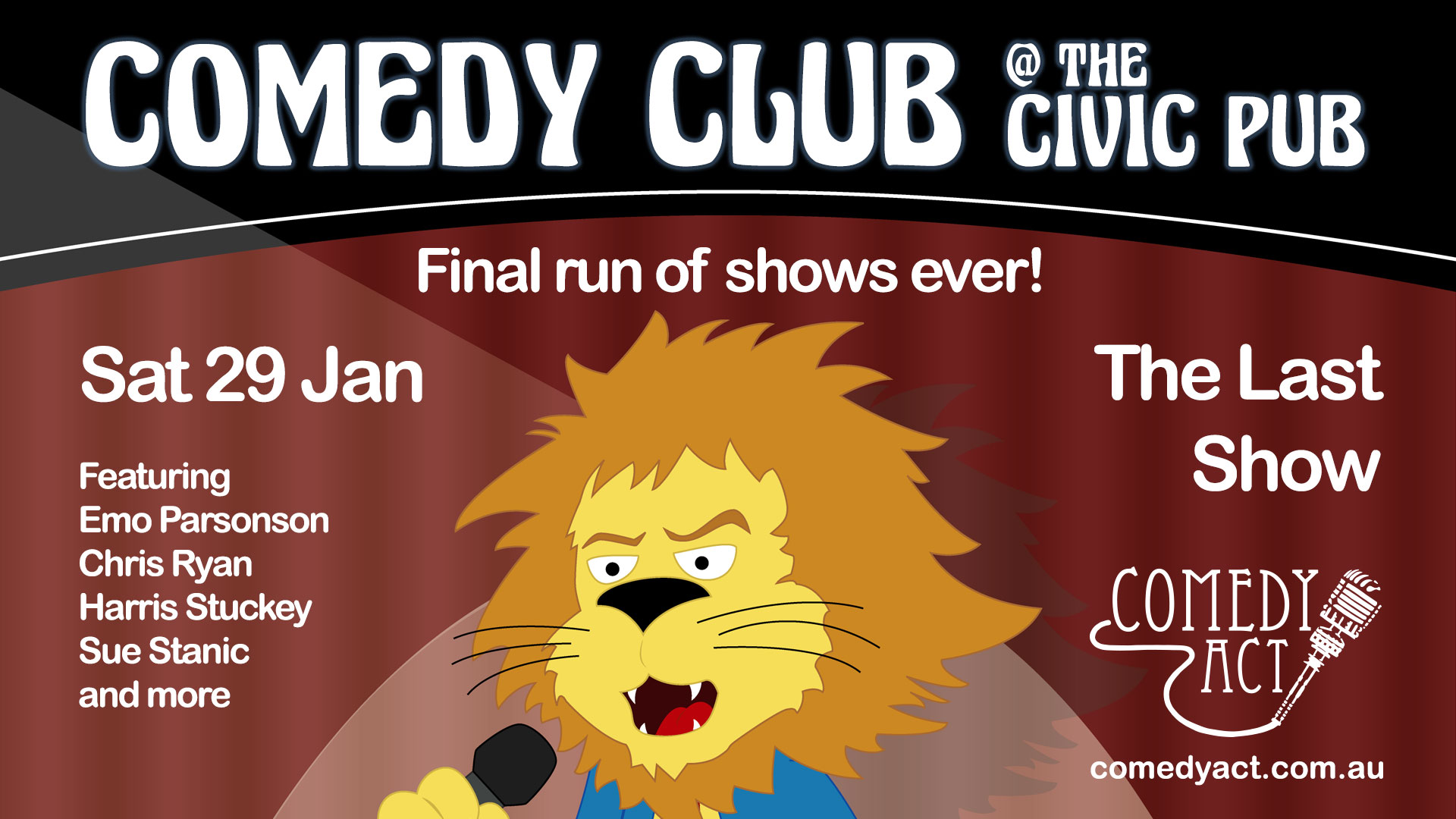 Comedy Club 29 January