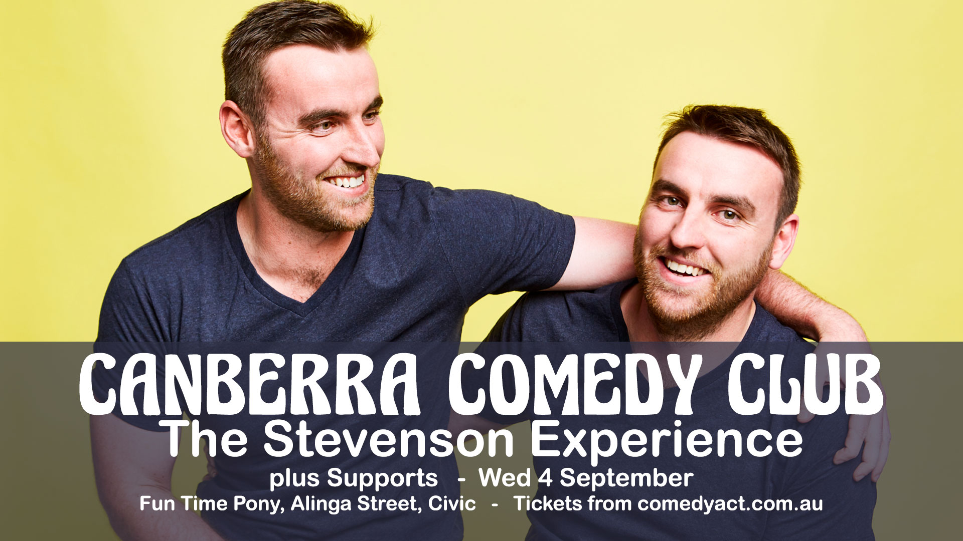 Canberra Comedy Club featuring The Stevenson Experience