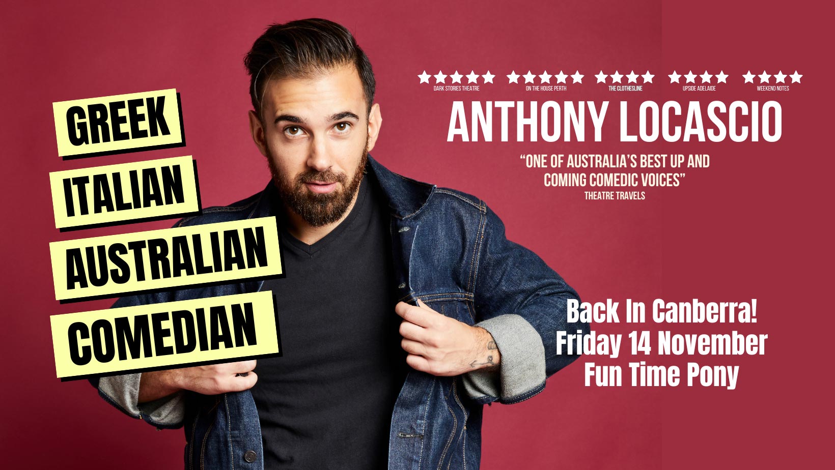 Anthony Locascio – Greek Italian Australian Comedian