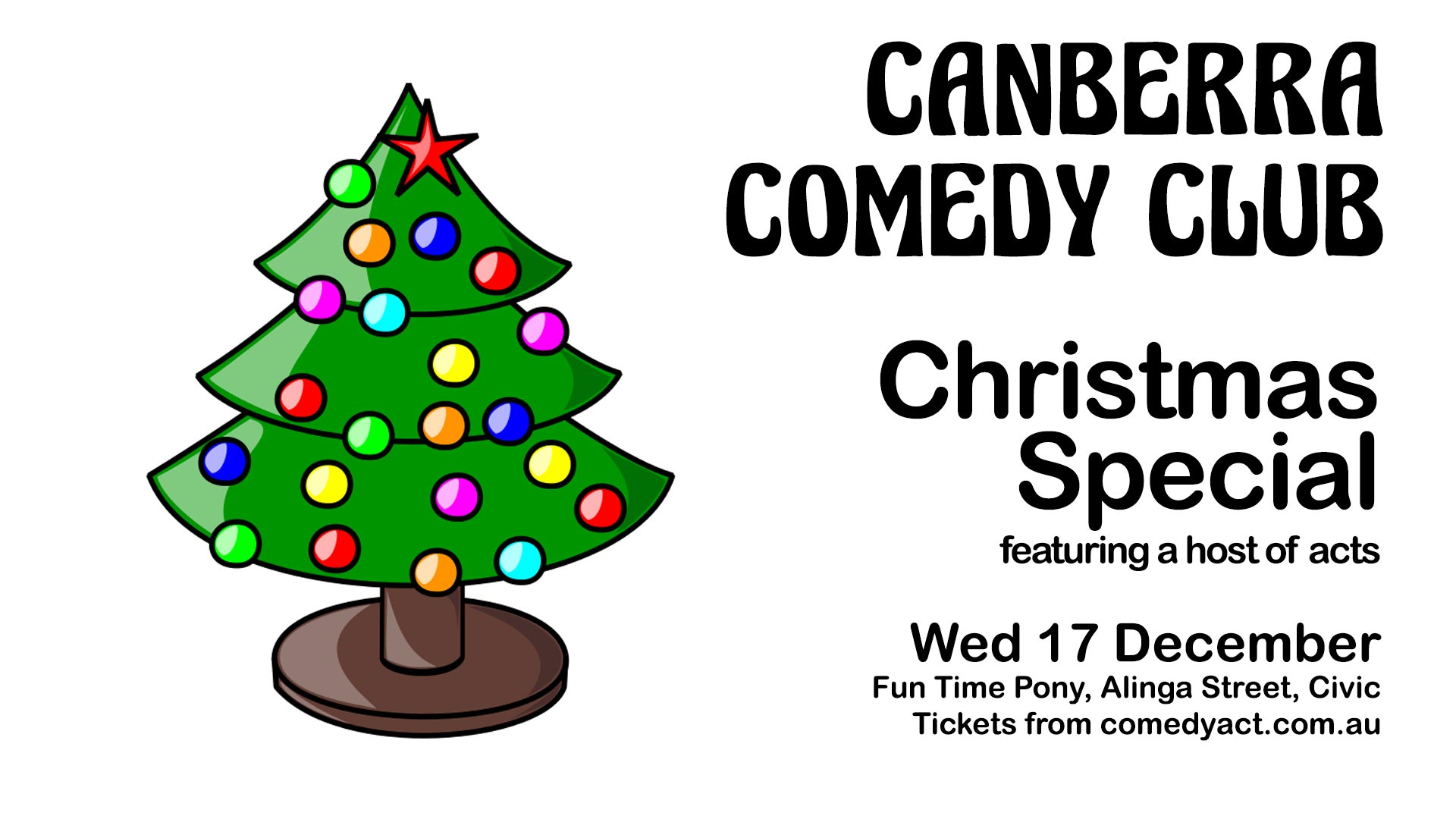 Canberra Comedy Club Christmas Special 2025